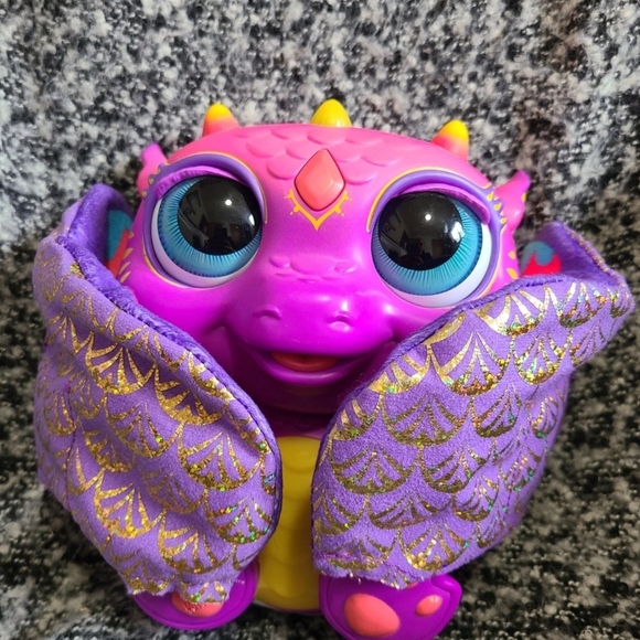 Furreal Other - FurReal Friends Moodwings Baby Dragon Interactive Pet 7'' Lights And Sounds